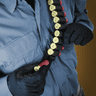 ADAPTIVE TACTICAL AT06401 Shotgun Bandolier 45rd Black Nylon Reinforced mounted view ADAPTIVE TACTICAL AT06401 Shotgun Bandolier 45rd Black Nylon Reinforced mounted view