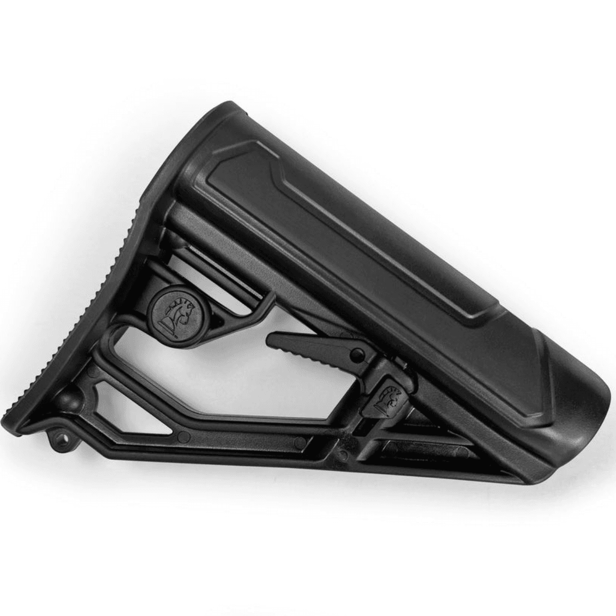 ADAPTIVE TACTICAL AT02013 EX Performance Lite Adj. Black Synthetic M4 Style, Swivel Stud, Fits AR-Platform (Mil-Spec Buffer Tubes) ADAPTIVE TACTICAL AT02013 EX Performance Lite Adj. Black Synthetic M4 Style, Swivel Stud, Fits AR-Platform (Mil-Spec Buffer Tubes)
