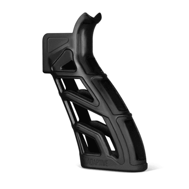 ADAPTIVE TACTICAL AT01900 Lightweight Tactical Grip (LTG) Skeletonized Black Polymer, 25 Degree Grip Angle, Fits AR Platform ADAPTIVE TACTICAL AT01900 Lightweight Tactical Grip (LTG) Skeletonized Black Polymer, 25 Degree Grip Angle, Fits AR Platform