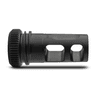 ADVANCED ARMAMENT COMPANY 64132 Blackout Muzzle Brake 22 Cal 1/2"-28 tpi, Black Steel, for AAC 51T Suppressors side view ADVANCED ARMAMENT COMPANY 64132 Blackout Muzzle Brake 22 Cal 1/2"-28 tpi, Black Steel, for AAC 51T Suppressors side view