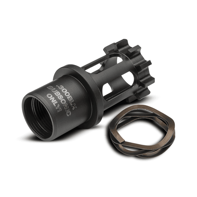 ADVANCED ARMAMENT COMPANY 64744 Direct Thread Adapter 300 Blackout (Subsonic Only), 5/8"-24 tpi, for AAC Ti-Rant 45 Suppressor ADVANCED ARMAMENT COMPANY 64744 Direct Thread Adapter 300 Blackout (Subsonic Only), 5/8"-24 tpi, for AAC Ti-Rant 45 Suppressor