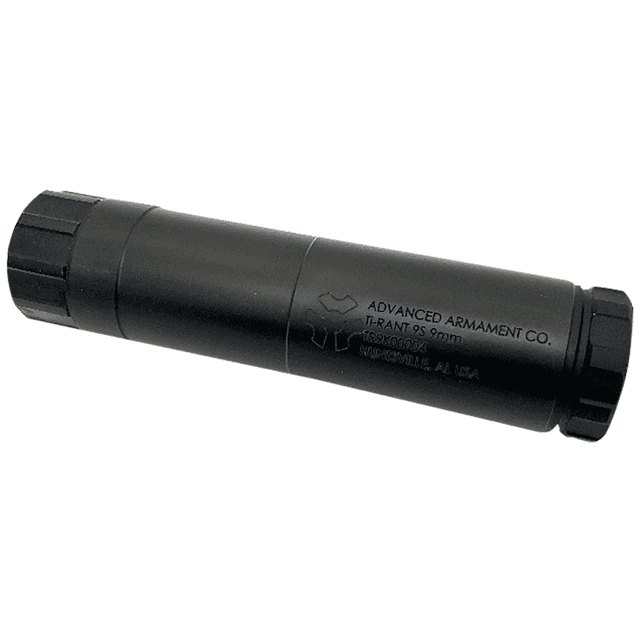 ADVANCED ARMAMENT COMPANY 65040 Silencer Ti-Rant 9S 9mm No Piston ADVANCED ARMAMENT COMPANY 65040 Silencer Ti-Rant 9S 9mm No Piston