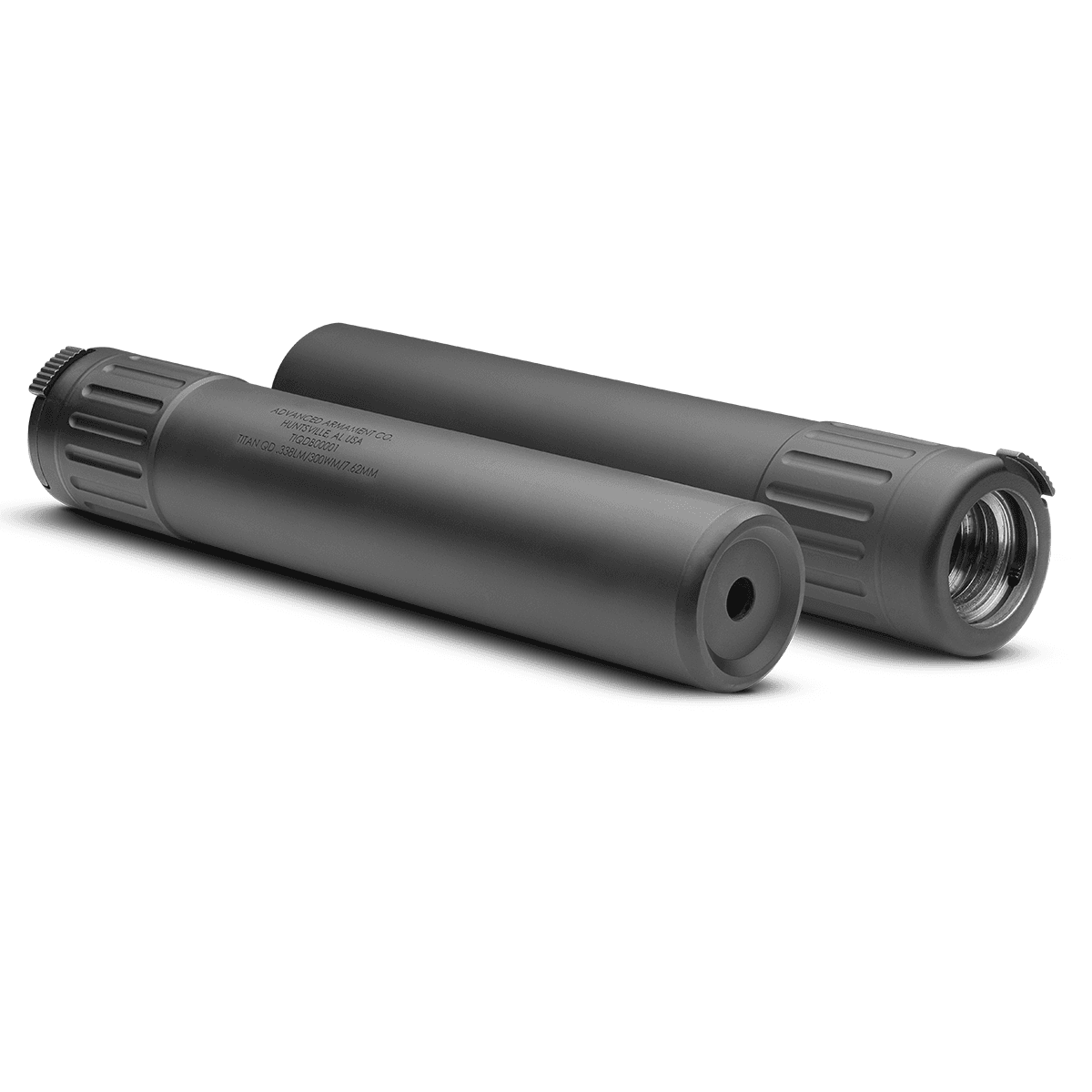 ADVANCED ARMAMENT COMPANY 65041 Silencer Titan-QD 338 Lapua Mag/8.6 Blackout Black Cerakote ADVANCED ARMAMENT COMPANY 65041 Silencer Titan-QD 338 Lapua Mag/8.6 Blackout Black Cerakote