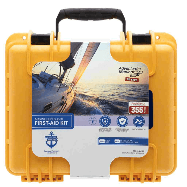 Adventure Medical Kits 01151500 Marine 1500 Treats Injuries/Illnesses Dust Proof Waterproof Yellow Adventure Medical Kits 01151500 Marine 1500 Treats Injuries/Illnesses Dust Proof Waterproof Yellow