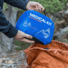 Adventure Medical Kits 01001007 Mountain Guide Treats Injuries/Illnesses Water Resistant Blue outdoor view Adventure Medical Kits 01001007 Mountain Guide Treats Injuries/Illnesses Water Resistant Blue outdoor view