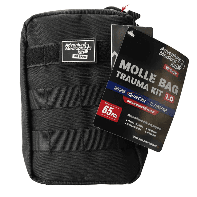 Adventure Medical Kits 20640299 MOLLE Bag Trauma Kit 1.0 Treats Injuries/Illnesses Black Adventure Medical Kits 20640299 MOLLE Bag Trauma Kit 1.0 Treats Injuries/Illnesses Black