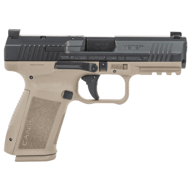 Canik Mete SF Compact 9mm 15+1, 4.19" Optic Ready Flat Dark Earth Polymer Frame Semi Automatic Pistol w/Beavertail Canik Mete SF Compact 9mm 15+1, 4.19" Optic Ready Flat Dark Earth Polymer Frame Semi Automatic Pistol w/Beavertail