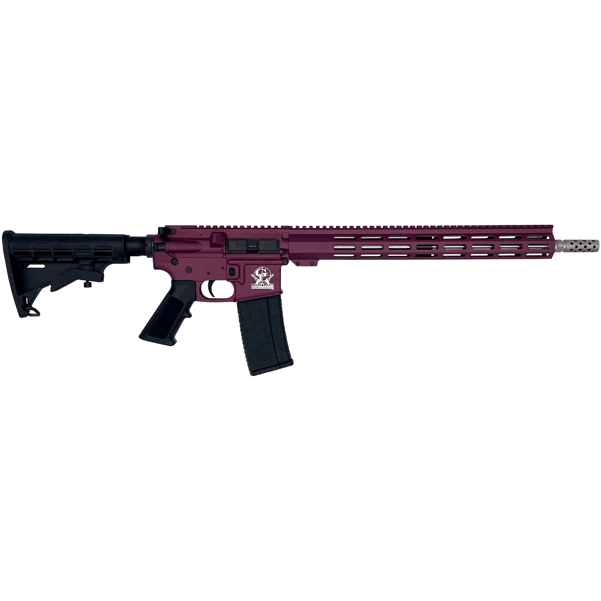 Great Lakes 223 Wylde AR-15 Black Cherry Semi Automatic Rifle Great Lakes 223 Wylde AR-15 Black Cherry Semi Automatic Rifle