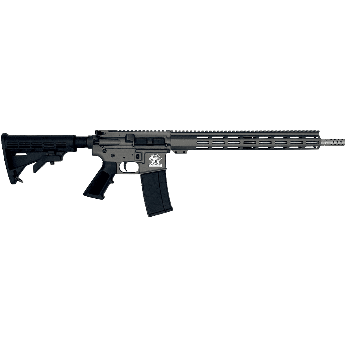 Great Lakes 223 Wylde AR-15 Tungsten Semi Automatic Rifle Great Lakes 223 Wylde AR-15 Tungsten Semi Automatic Rifle