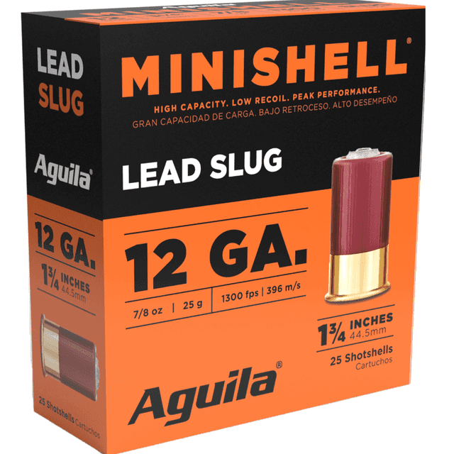 Aguila 1CHB1386 Minishell 12 Gauge 1.75" 5/8 oz 25 Per Box/ 10 Case Aguila 1CHB1386 Minishell 12 Gauge 1.75" 5/8 oz 25 Per Box/ 10 Case