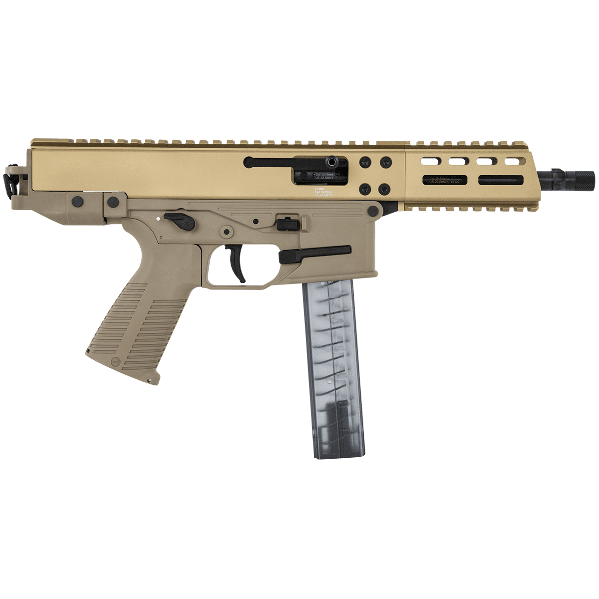 B&T Firearms CTB&T GHM 9mm Semi Automatic Handgun FDE B&T Firearms CTB&T GHM 9mm Semi Automatic Handgun FDE