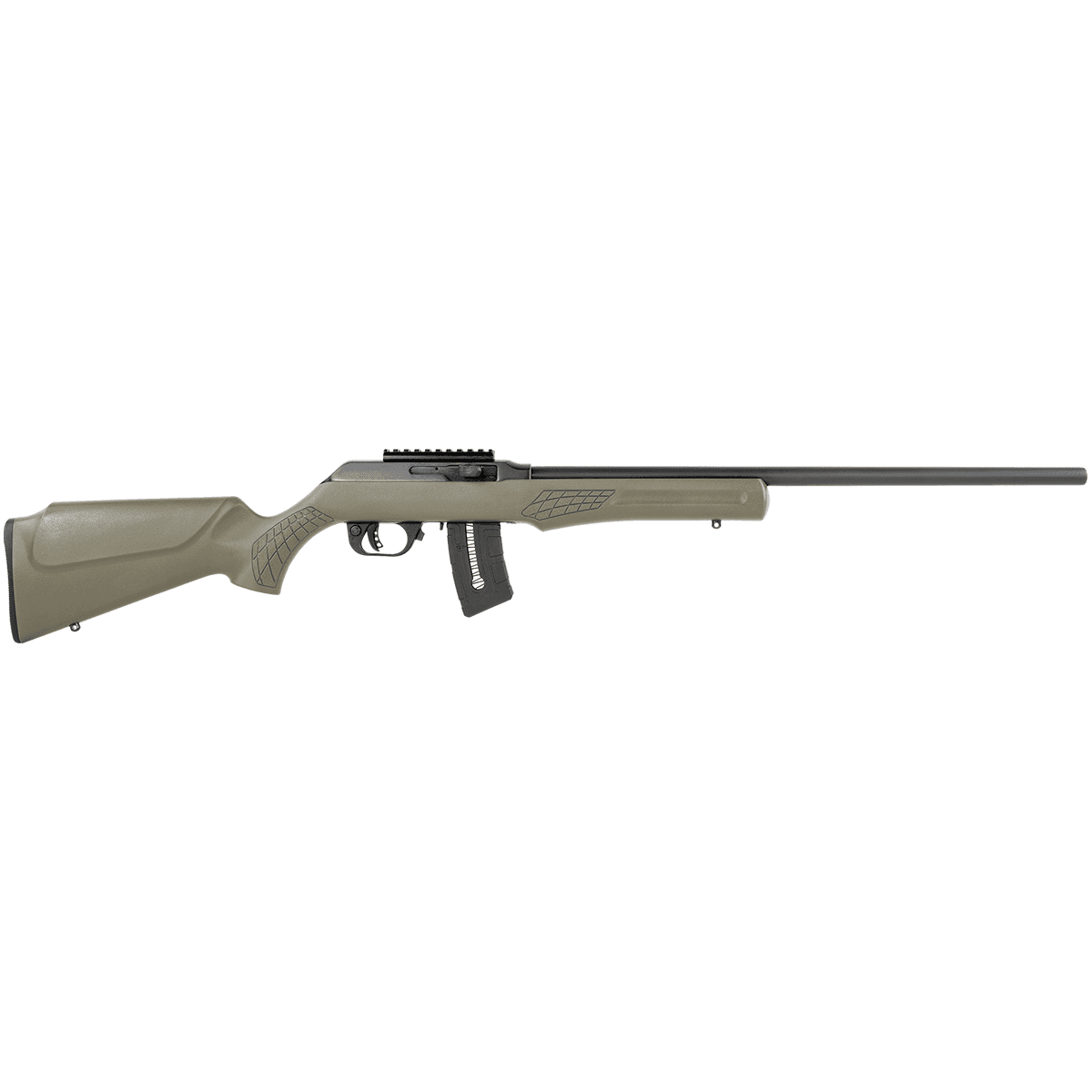 Rossi RS22 22 Mag 10+1 18" Matte Black Rec/Barrel OD Green Synthetic Stock Right Hand Rossi RS22 22 Mag 10+1 18" Matte Black Rec/Barrel OD Green Synthetic Stock Right Hand
