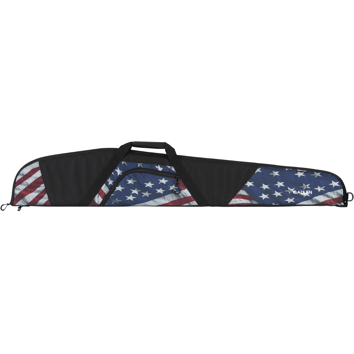Allen 69052 Centennial Shotgun Case 52" Victory Stars & Stripes Endura w/Black Trim, Soft Interior Lining, Foam Padding, Storage Pocket & Padded Handle Allen 69052 Centennial Shotgun Case 52" Victory Stars & Stripes Endura w/Black Trim, Soft Interior Lining, Foam Padding, Storage Pocket & Padded Handle