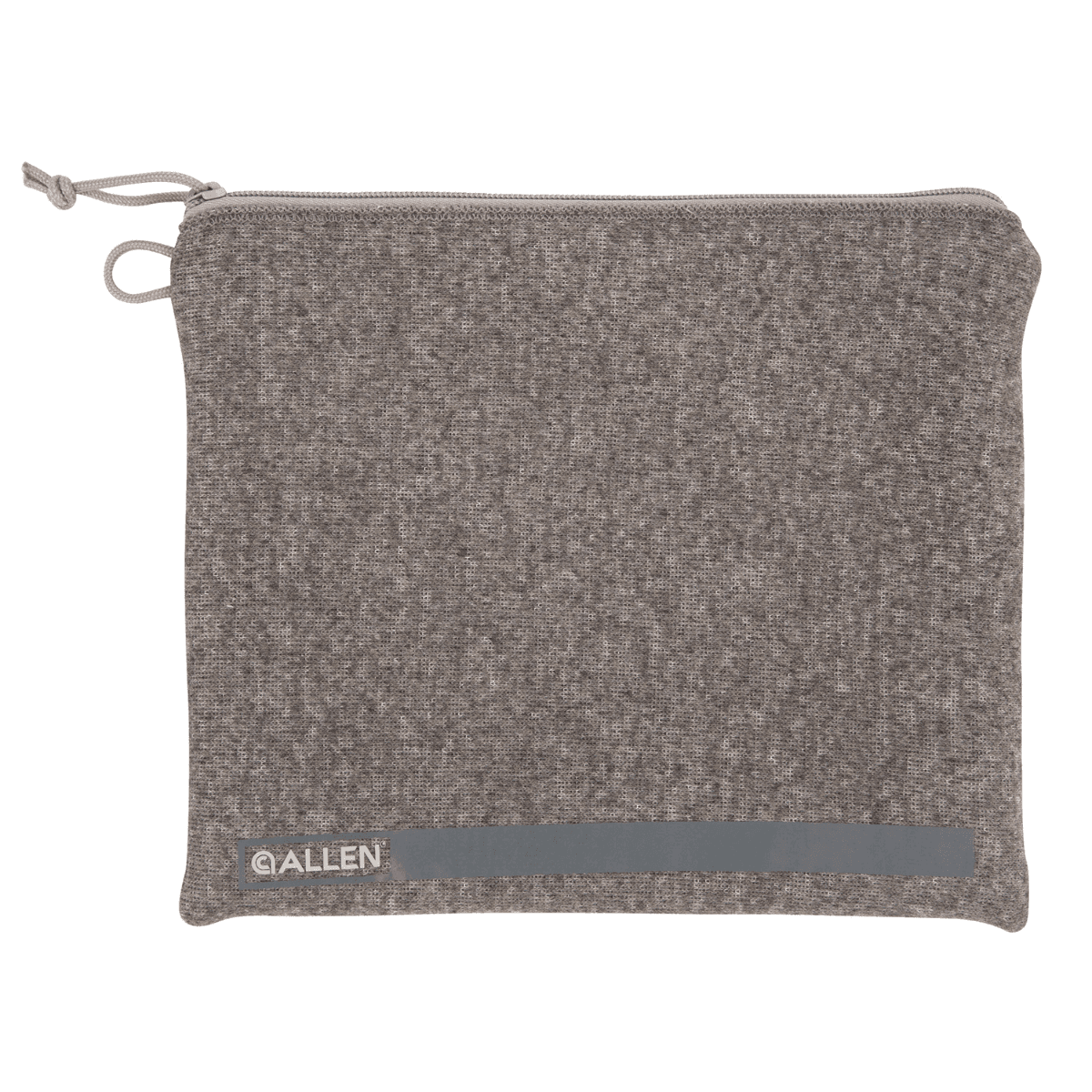 Allen 3629 Pistol Pouch Gray Polyester w/Lockable Zippers, ID Label & Fleece Lining Holds Oversized Handgun 9" L x 11" W Interior Dimensions Allen 3629 Pistol Pouch Gray Polyester w/Lockable Zippers, ID Label & Fleece Lining Holds Oversized Handgun 9" L x 11" W Interior Dimensions