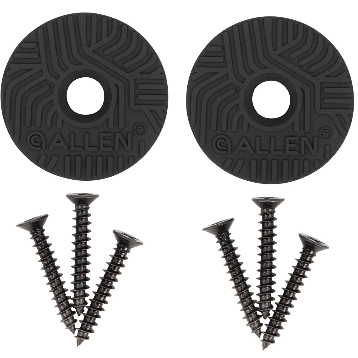 Allen 5649 Disc Gun & Tool Magnet Set Black Metal Screw On 2 pk Allen 5649 Disc Gun & Tool Magnet Set Black Metal Screw On 2 pk