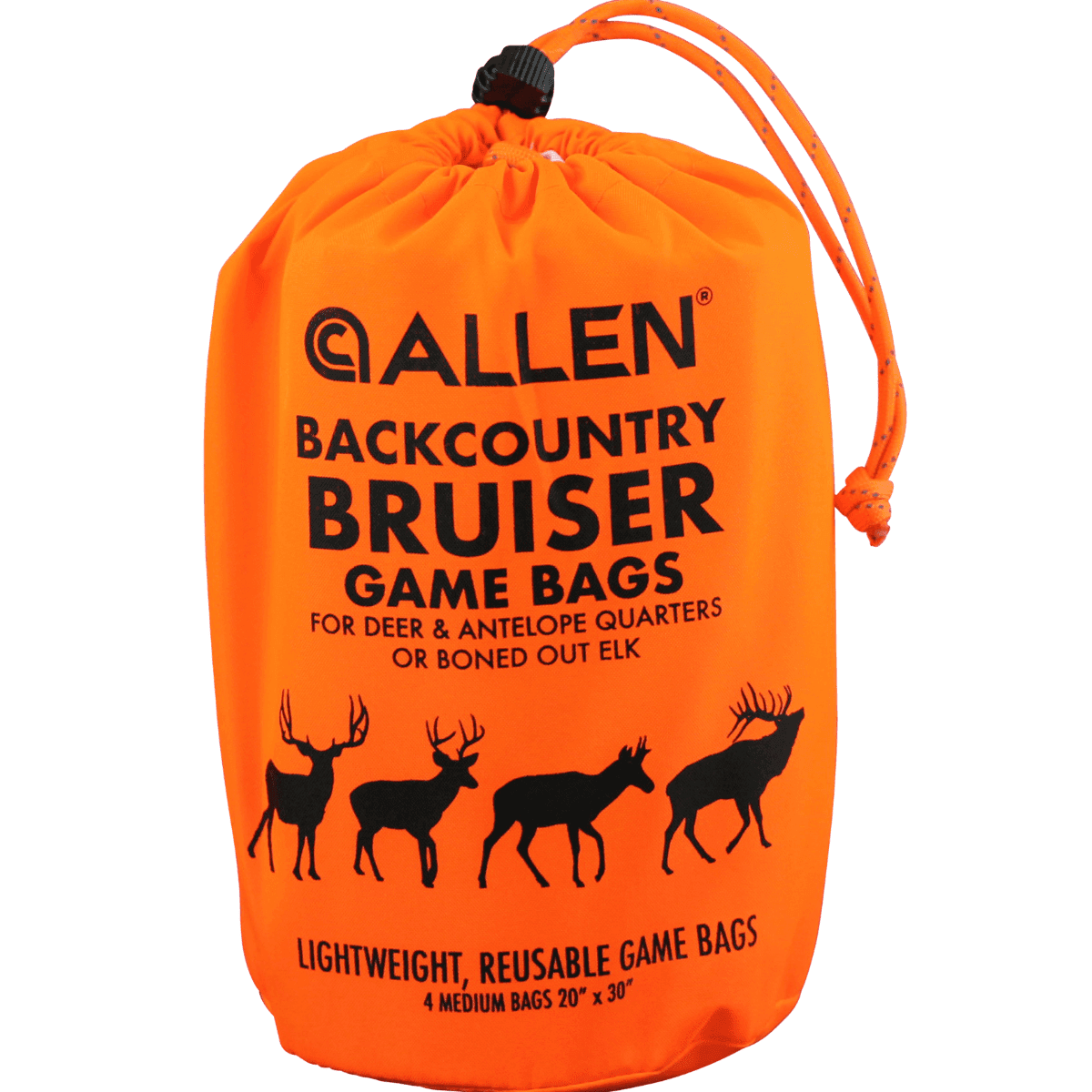 Allen 6591 BackCountry Bruiser Deer Game Bag Set Orange Polyester 4 Bags Allen 6591 BackCountry Bruiser Deer Game Bag Set Orange Polyester 4 Bags