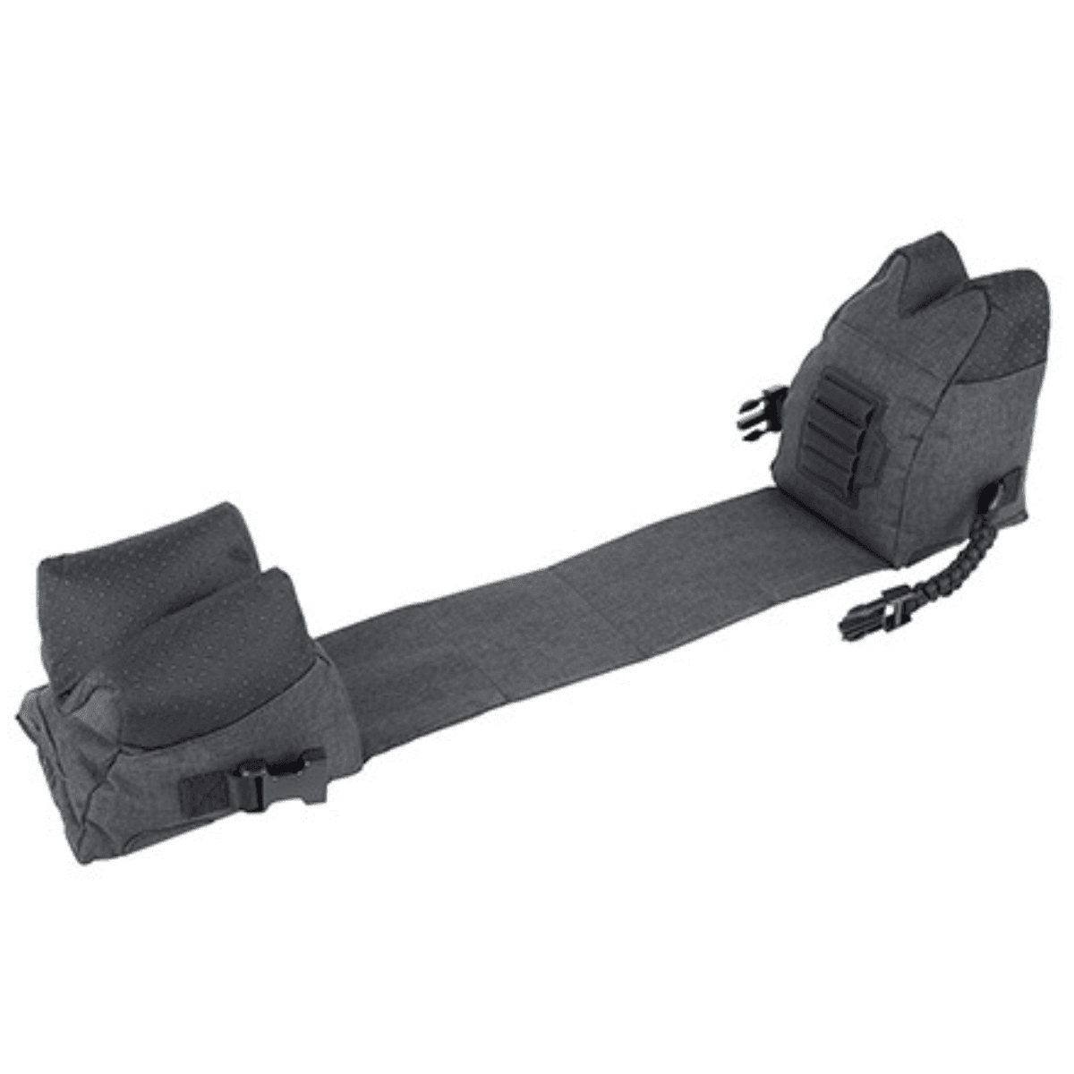 Allen 18415 Eliminator Prefilled, Connected Style Front and Rear Bag Gray Ripstop Polyester, Side Release Buckles, Weighs 9.50 lbs., 26" L x 7.50" H Allen 18415 Eliminator Prefilled, Connected Style Front and Rear Bag Gray Ripstop Polyester, Side Release Buckles, Weighs 9.50 lbs., 26" L x 7.50" H