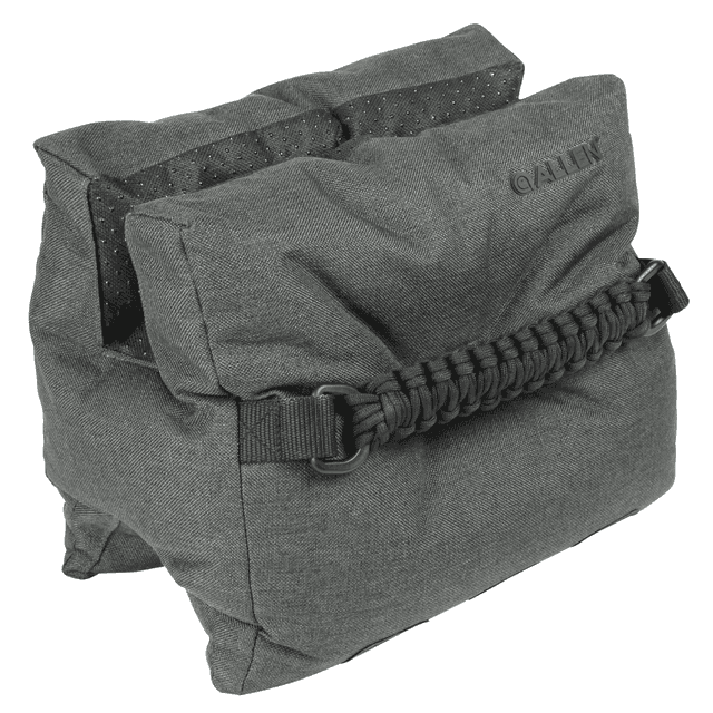 Allen 18416 Eliminator Prefilled Front Bag Gray Ripstop Polyester, Paracord Handle, Weighs 12.10 lbs., 11.50" L x 7.50" H Allen 18416 Eliminator Prefilled Front Bag Gray Ripstop Polyester, Paracord Handle, Weighs 12.10 lbs., 11.50" L x 7.50" H