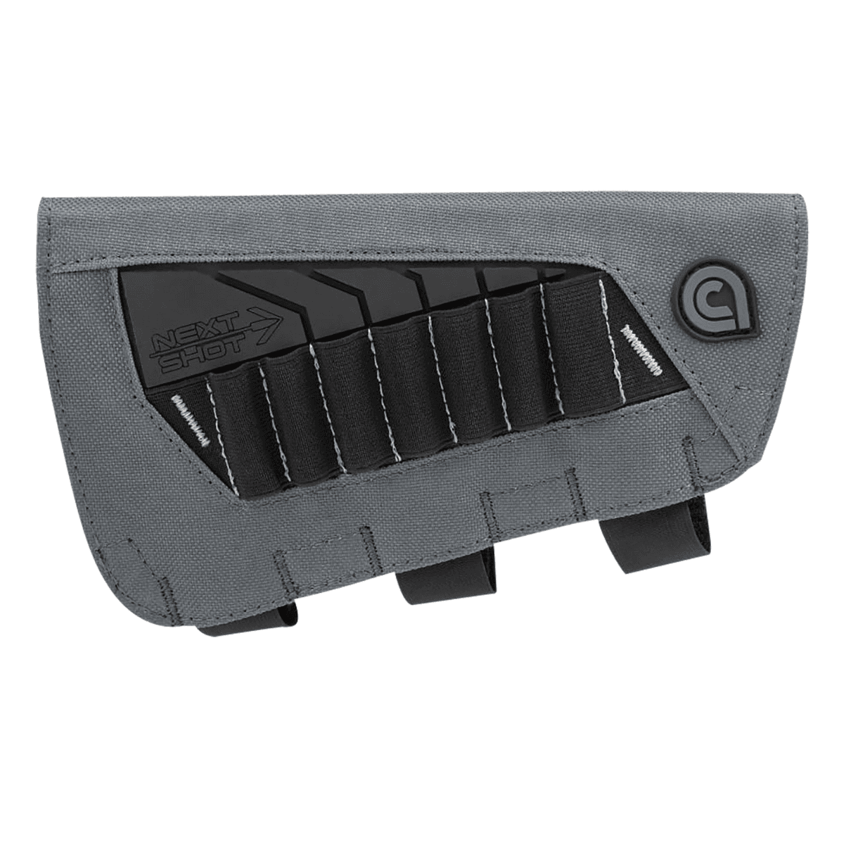 Allen 8524 Next Shot Bridger Cartridge Carrier Black/Gray .223-300 Win Magnum Capacity 7rd Rifle Buttstock Mount Features Soft Cheek Piece Allen 8524 Next Shot Bridger Cartridge Carrier Black/Gray .223-300 Win Magnum Capacity 7rd Rifle Buttstock Mount Features Soft Cheek Piece
