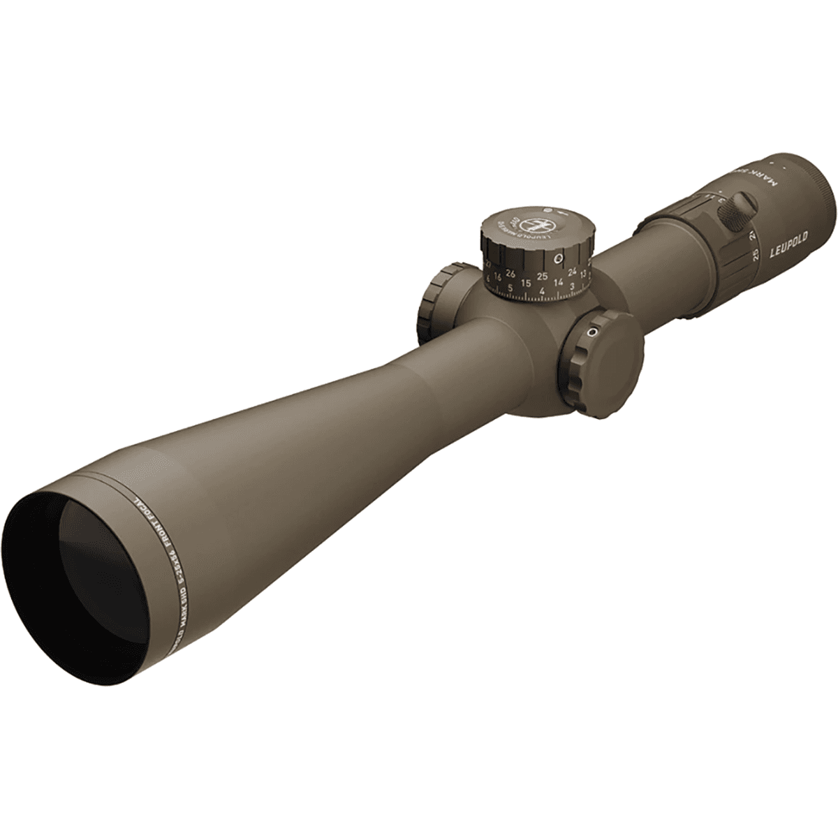 Leupold MK-5HD 5-25X56 M5C3 Tremor 3 - FDE Rifle Scope - 185072 Leupold MK-5HD 5-25X56 M5C3 Tremor 3 - FDE Rifle Scope - 185072