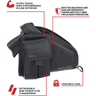 Allen 78-7 Pistol Case W/Mag Pouch Black Nylon Fits Compact Handguns, specs view Allen 78-7 Pistol Case W/Mag Pouch Black Nylon Fits Compact Handguns, specs view