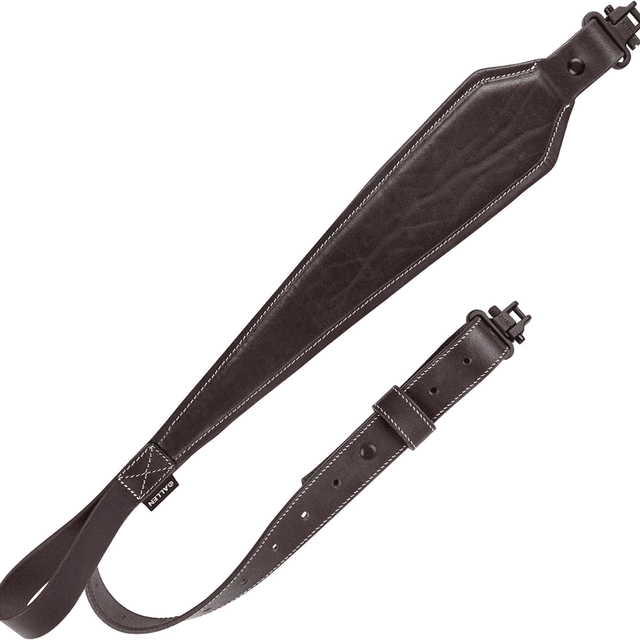 Heritage Cases 8511 Plain Dark Leather Rifle Sling w/Heavy Duty Swivels, Dark Mahogany Leather, Adjustable Length 28" to 35", 3" Wide Heritage Cases 8511 Plain Dark Leather Rifle Sling w/Heavy Duty Swivels, Dark Mahogany Leather, Adjustable Length 28" to 35", 3" Wide