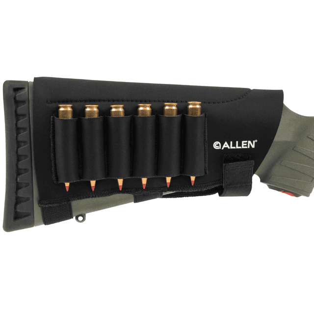 Allen 18427 Buttstock Shell Holder Black Neoprene .223-300 Win Magnum Capacity 6rd Velcro Mount Allen 18427 Buttstock Shell Holder Black Neoprene .223-300 Win Magnum Capacity 6rd Velcro Mount