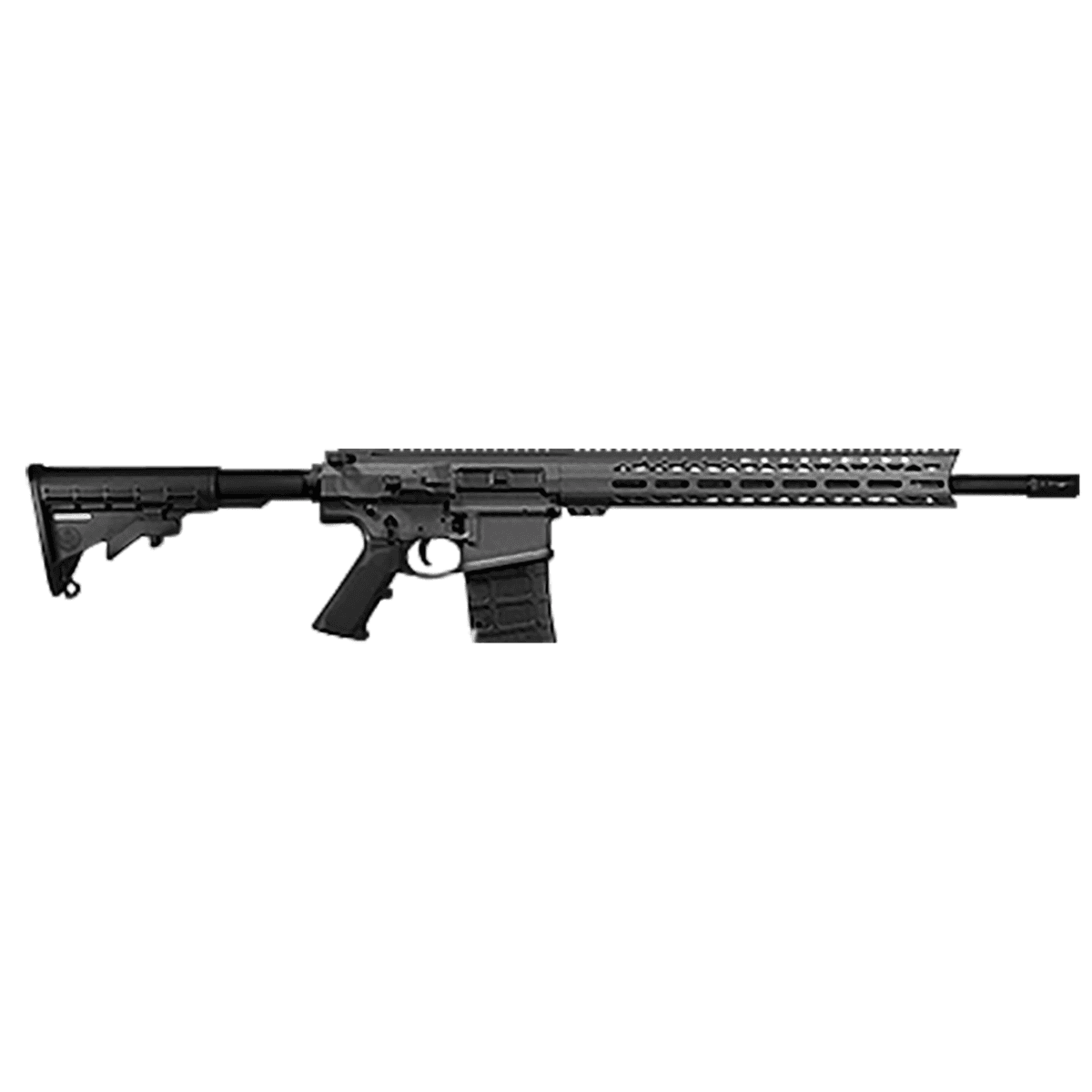 Live Free Armory LFBR82045 Battle Rifle Heavy 7.62x51mm NATO 10+1 18" Threaded Government Profile Barrel, Tungsten Cerakote M4 Flat Top Aluminum Receiver, 15" M-LOK Handguard, Polymer 6 Position Collapsible Rogers Super Stock w/QD Stock Live Free Armory LFBR82045 Battle Rifle Heavy 7.62x51mm NATO 10+1 18" Threaded Government Profile Barrel, Tungsten Cerakote M4 Flat Top Aluminum Receiver, 15" M-LOK Handguard, Polymer 6 Position Collapsible Rogers Super Stock w/QD Stock
