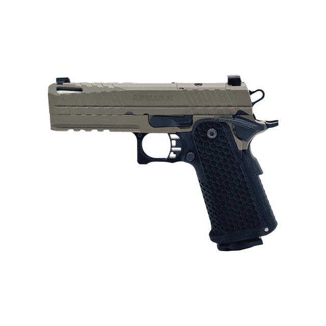 Live Free Armory LFAPS71402 Apollo 11 Sub-Compact Frame 9mm Luger 3.50" Stainless Match Grade Bull Barrel, Elite FDE Cerakote Optic Cut/Serrated Stainless Steel Slide, Elite FDE Cerakote Steel Frame w/Beavertail & Picatinny Rail Live Free Armory LFAPS71402 Apollo 11 Sub-Compact Frame 9mm Luger 3.50" Stainless Match Grade Bull Barrel, Elite FDE Cerakote Optic Cut/Serrated Stainless Steel Slide, Elite FDE Cerakote Steel Frame w/Beavertail & Picatinny Rail