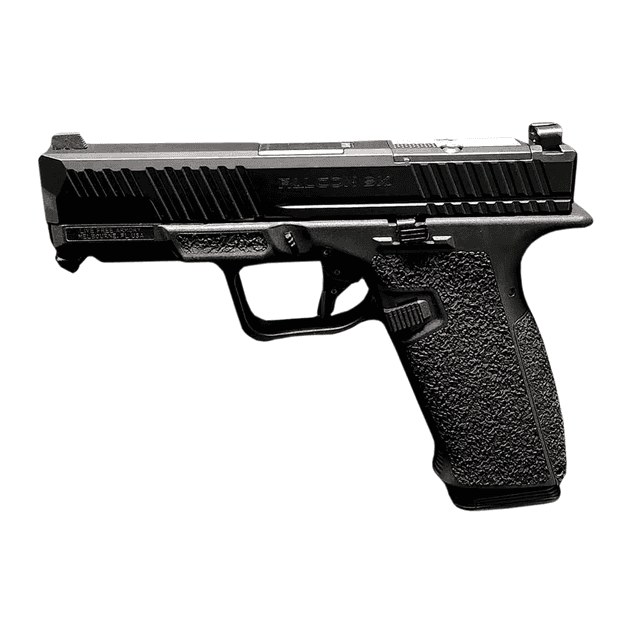 Live Free Armory LFF991011 Falcon 9X 9mm Luger 17+1 4.02" Black Nitride Steel Barrel, Elite Black Cerakote Optic Cut/Serrated Stainless Steel Slide & Cerakote Polymer Frame w/Beavertail & Picatinny Rail Textured Grip Live Free Armory LFF991011 Falcon 9X 9mm Luger 17+1 4.02" Black Nitride Steel Barrel, Elite Black Cerakote Optic Cut/Serrated Stainless Steel Slide & Cerakote Polymer Frame w/Beavertail & Picatinny Rail Textured Grip