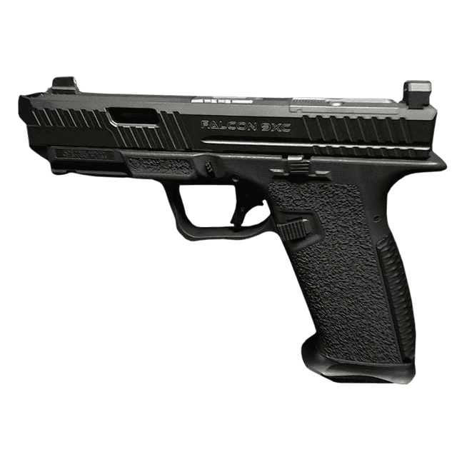 Live Free Armory LF9C92011 Falcon 9XC Compact Frame 9mm Luger 17+1 4.02" Black Nitride Match Grade Fluted Barrel, Elite Black Cerakote Optic Cut/Serrated Stainless Steel Slide & Polymer Frame w/Beavertail & Picatinny Rail Live Free Armory LF9C92011 Falcon 9XC Compact Frame 9mm Luger 17+1 4.02" Black Nitride Match Grade Fluted Barrel, Elite Black Cerakote Optic Cut/Serrated Stainless Steel Slide & Polymer Frame w/Beavertail & Picatinny Rail