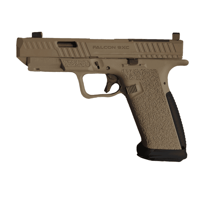 Live Free Armory LF9C92022 Falcon 9XC Compact Frame 9mm Luger 17+1 4.02" Black Nitride Match Grade Fluted Barrel, Elite Flat Dark Earth Cerakote Optic Cut/Serrated Stainless Steel Slide & Polymer Frame w/Beavertail & Picatinny Rail Live Free Armory LF9C92022 Falcon 9XC Compact Frame 9mm Luger 17+1 4.02" Black Nitride Match Grade Fluted Barrel, Elite Flat Dark Earth Cerakote Optic Cut/Serrated Stainless Steel Slide & Polymer Frame w/Beavertail & Picatinny Rail