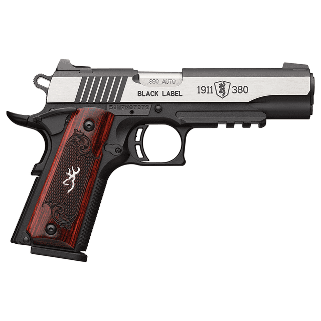 Browning Black Label Medallion Pro SS 1911 .380 ACP Semi Automatic Pistol Browning Black Label Medallion Pro SS 1911 .380 ACP Semi Automatic Pistol