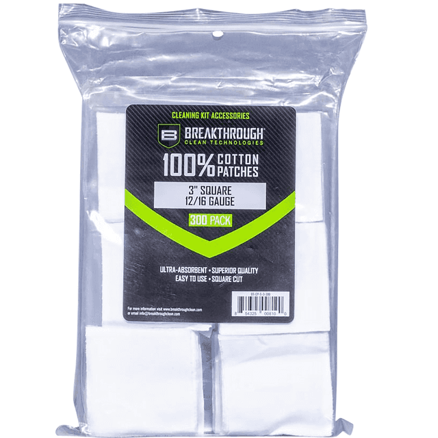 Breakthrough Clean BTCPS3300 Square Patches 12-16 Gauge 300 pieces Breakthrough Clean BTCPS3300 Square Patches 12-16 Gauge 300 pieces
