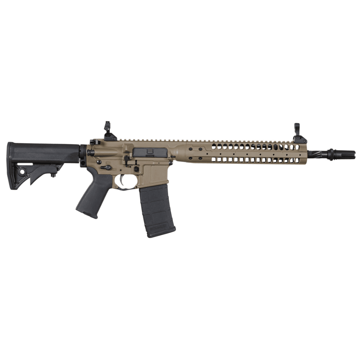 LWRC ICR5PBC14PSP Individual Carbine SPR 223 Rem/5.56 NATO 30+1 14.70" Black Spiral Fluted Steel Barrel, Patriot Brown Steel Receiver, Black Synthetic Adjustable Stock, Black Magpul+ Grip, Ambidextrous LWRC ICR5PBC14PSP Individual Carbine SPR 223 Rem/5.56 NATO 30+1 14.70" Black Spiral Fluted Steel Barrel, Patriot Brown Steel Receiver, Black Synthetic Adjustable Stock, Black Magpul+ Grip, Ambidextrous