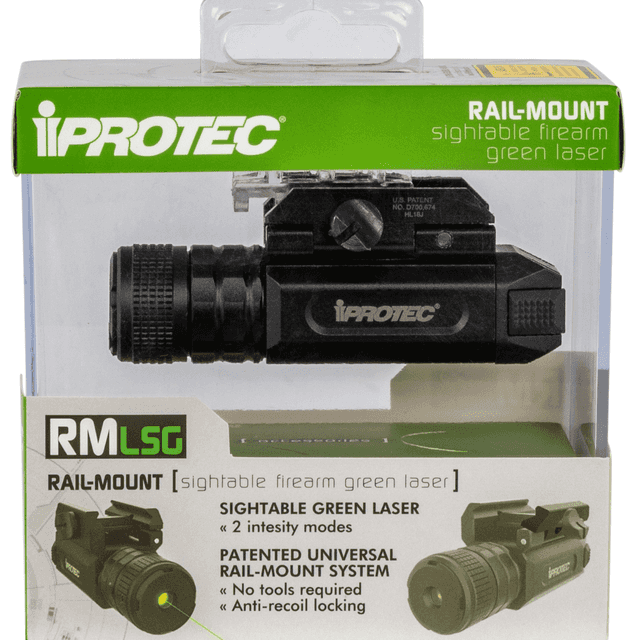 iProtec 6569 RMLSG Rail-Mount Green Laser Black iProtec 6569 RMLSG Rail-Mount Green Laser Black