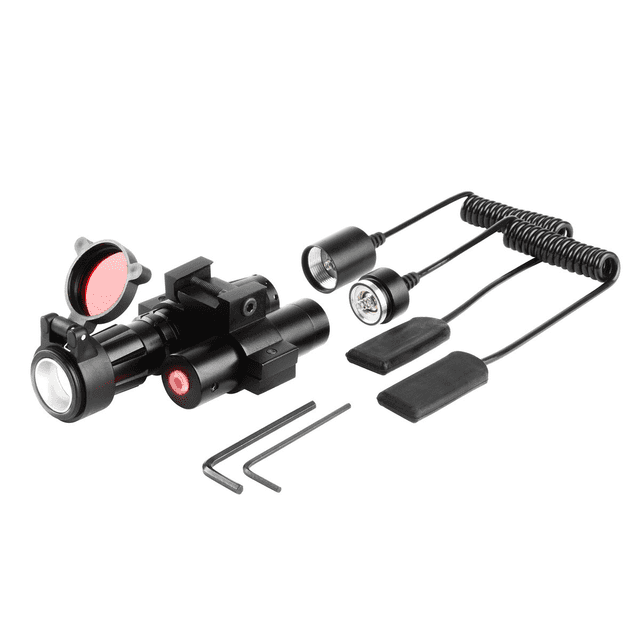 iProtec 6094 RM160LSR Rail-Mount Firearm Light & Laser Black with Red Laser 160 Lumens LED Light iProtec 6094 RM160LSR Rail-Mount Firearm Light & Laser Black with Red Laser 160 Lumens LED Light