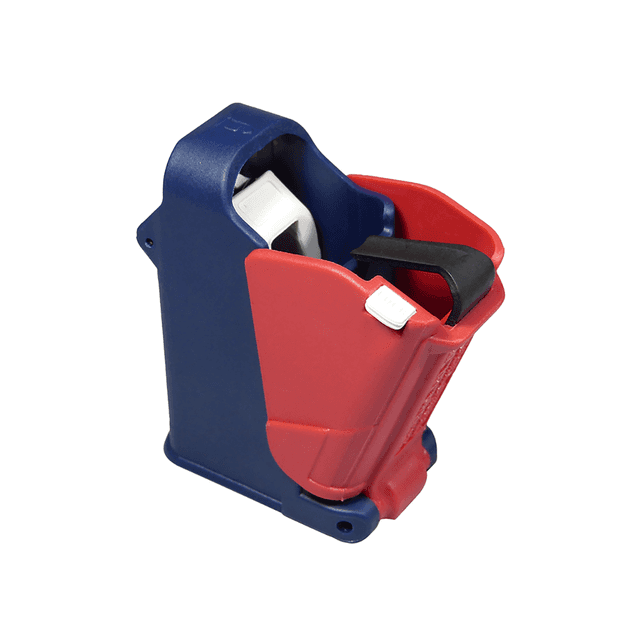 Maglula UP60US LULA Loader & Unloader Double Stack/Single Stack Red/White/Blue Polymer 9mm Luger/ 45 ACP Maglula UP60US LULA Loader & Unloader Double Stack/Single Stack Red/White/Blue Polymer 9mm Luger/ 45 ACP