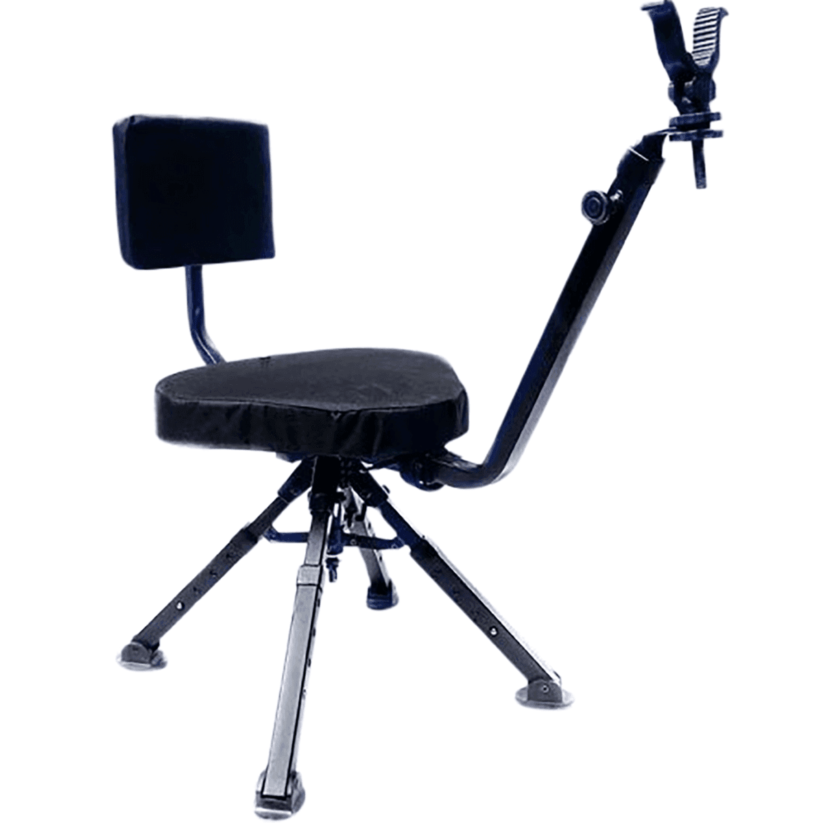 BenchMaster BMGBSC2 Ground Hunting Shooting Chair 4 Leg Rotating Steel Black BenchMaster BMGBSC2 Ground Hunting Shooting Chair 4 Leg Rotating Steel Black