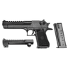 Magnum Research DE50WB6 Desert Eagle Mark XIX Conversion Combo 50 AE/44 Rem Mag 7+1/8+1, 6" Black Carbon Steel w/Picatinny Rail Barrel, Black Serrated Carbon Steel Slide & Frame w/Beavertail, Black Rubber Grip, Ambidextrous Safety, Right Hand Magnum Research DE50WB6 Desert Eagle Mark XIX Conversion Combo 50 AE/44 Rem Mag 7+1/8+1, 6" Black Carbon Steel w/Picatinny Rail Barrel, Black Serrated Carbon Steel Slide & Frame w/Beavertail, Black Rubber Grip, Ambidextrous Safety, Right Hand