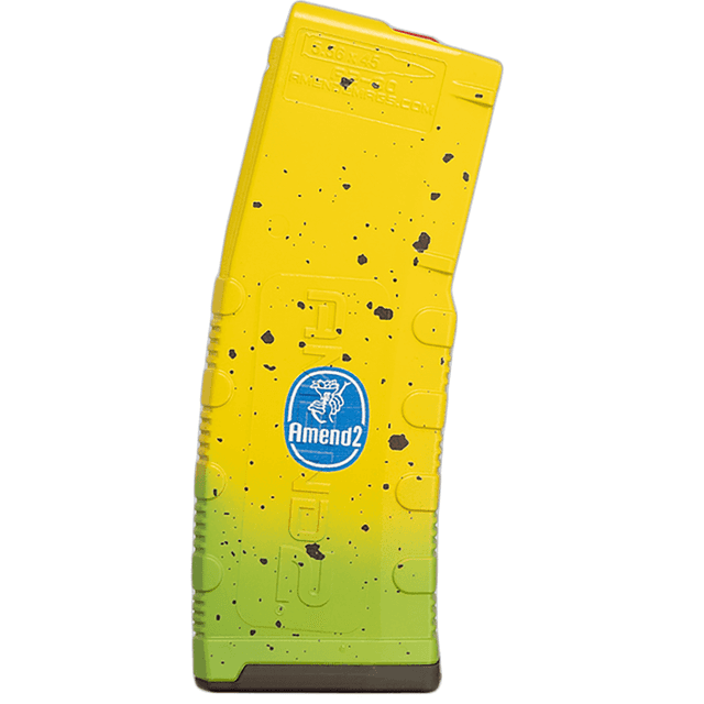 Amend2 556BANANA30 MOD-2 Banana 30rd 5.56mm Compatible w/ AR-15 Yellow/Green Amend2 556BANANA30 MOD-2 Banana 30rd 5.56mm Compatible w/ AR-15 Yellow/Green