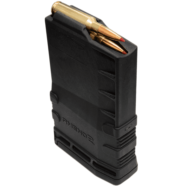 Amend2 SAAICSBLK12 AICS Magazine MOD3 12rd 308 Win/7.62x51mm Black Polymer Amend2 SAAICSBLK12 AICS Magazine MOD3 12rd 308 Win/7.62x51mm Black Polymer