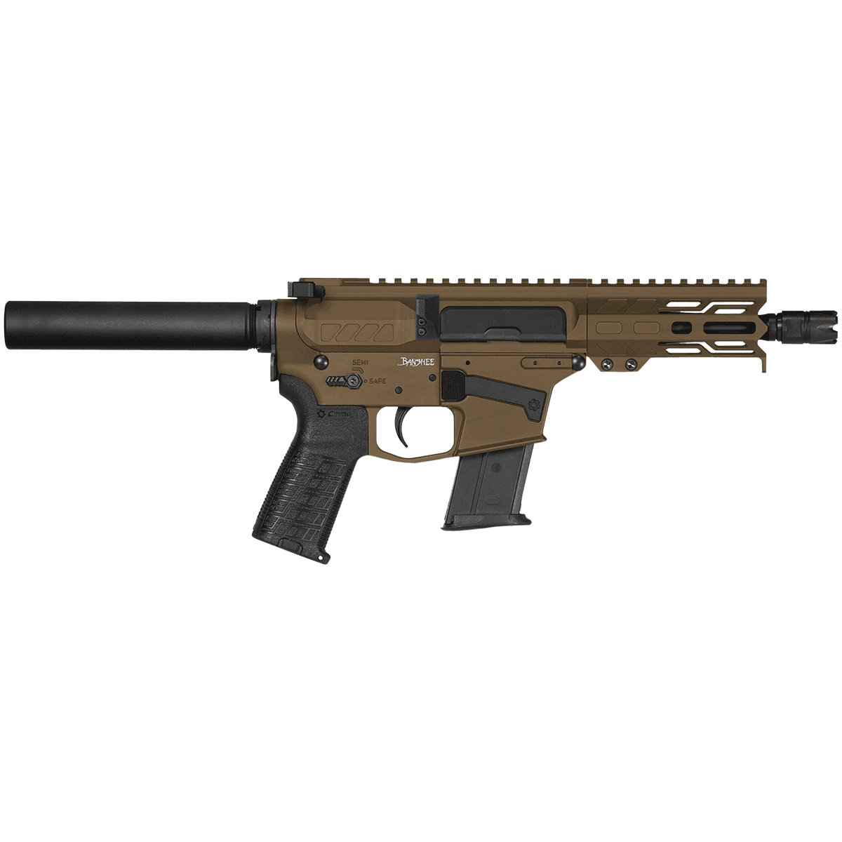 CMMG Banshee MK57 5.7x28mm Midnight Bronze AR-15 Semi Automatic Handgun CMMG Banshee MK57 5.7x28mm Midnight Bronze AR-15 Semi Automatic Handgun