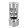 American Precision Arms G2M1230S Gen 2 Micro Bastard Self Timing Brake Stainless Steel with 1/2"-28 tpi Threads, 1.86" OAL & .750" Diameter for 30 Cal AR-Platform & Hunting Rifles, Front View American Precision Arms G2M1230S Gen 2 Micro Bastard Self Timing Brake Stainless Steel with 1/2"-28 tpi Threads, 1.86" OAL & .750" Diameter for 30 Cal AR-Platform & Hunting Rifles, Front View