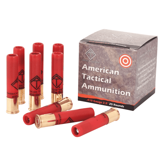 ATI ATIAC410R Shotshell 410 Gauge 2.50" 1/2 oz Slug Shot 25 Per Box/10 Case ATI ATIAC410R Shotshell 410 Gauge 2.50" 1/2 oz Slug Shot 25 Per Box/10 Case