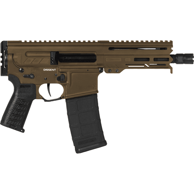 CMMG Dissent 5.56x45mm NATO Midnight Bronze AR-15 Semi Automatic Pistol CMMG Dissent 5.56x45mm NATO Midnight Bronze AR-15 Semi Automatic Pistol