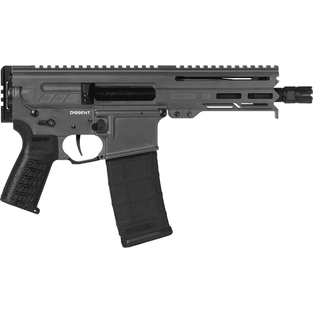 CMMG Dissent 5.56x45mm NATO Tungsten Gray AR-15 Semi Automatic Pistol CMMG Dissent 5.56x45mm NATO Tungsten Gray AR-15 Semi Automatic Pistol