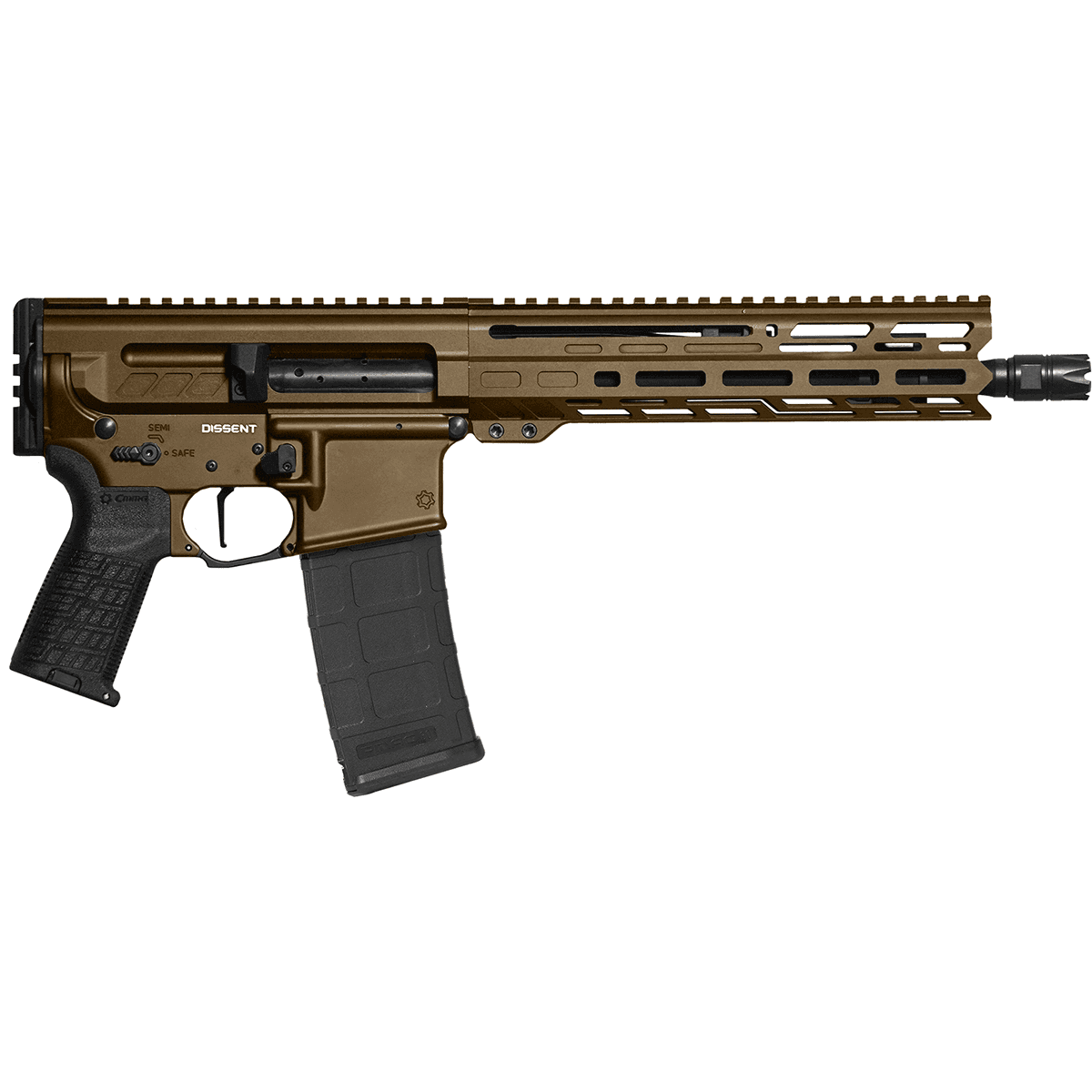 CMMG Dissent 300 Blackout 10.50" Midnight Bronze AR-15 Semi Automatic Pistol CMMG Dissent 300 Blackout 10.50" Midnight Bronze AR-15 Semi Automatic Pistol