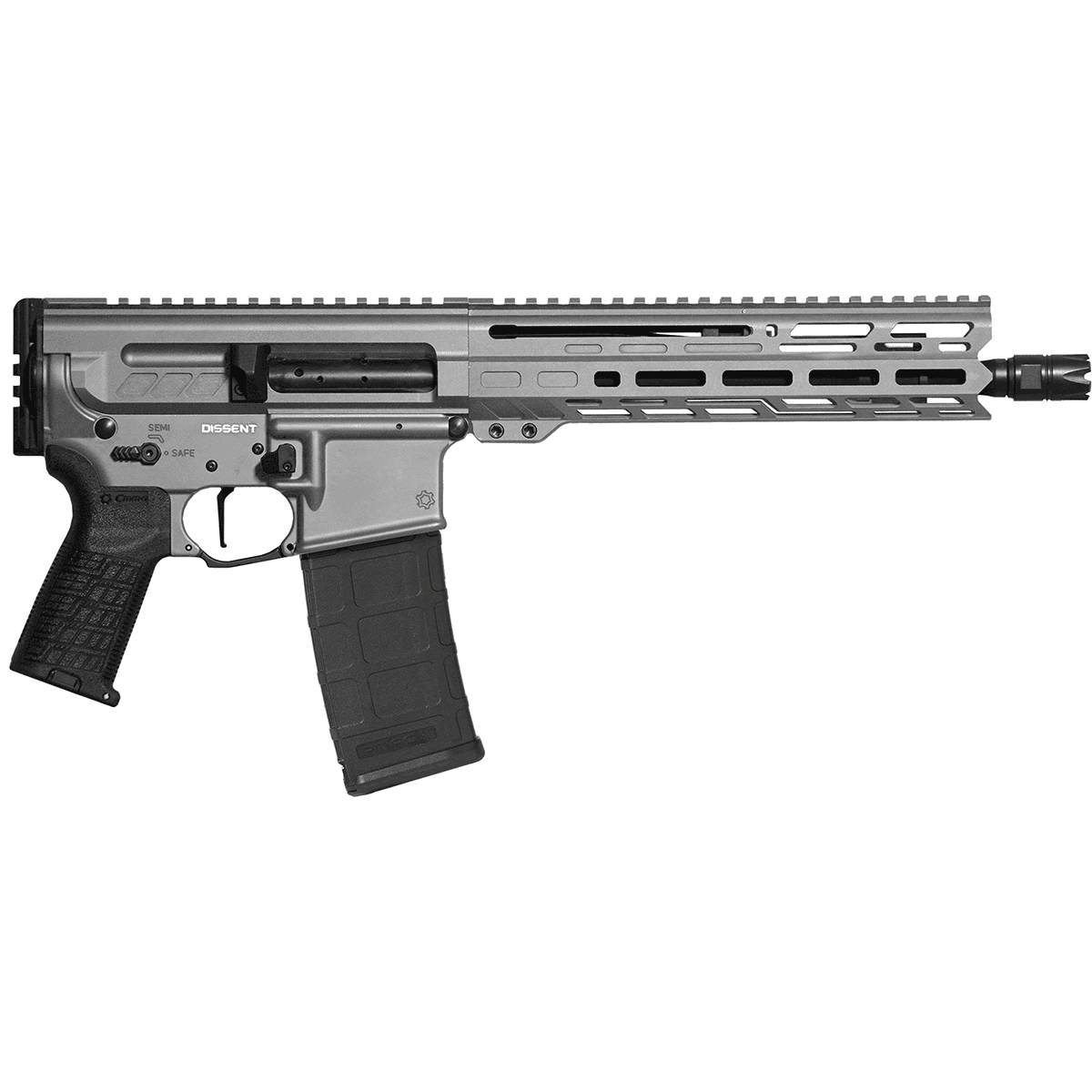 CMMG Dissent 300 Blackout 10.50" Tungsten Gray AR-15 Semi Automatic Pistol CMMG Dissent 300 Blackout 10.50" Tungsten Gray AR-15 Semi Automatic Pistol