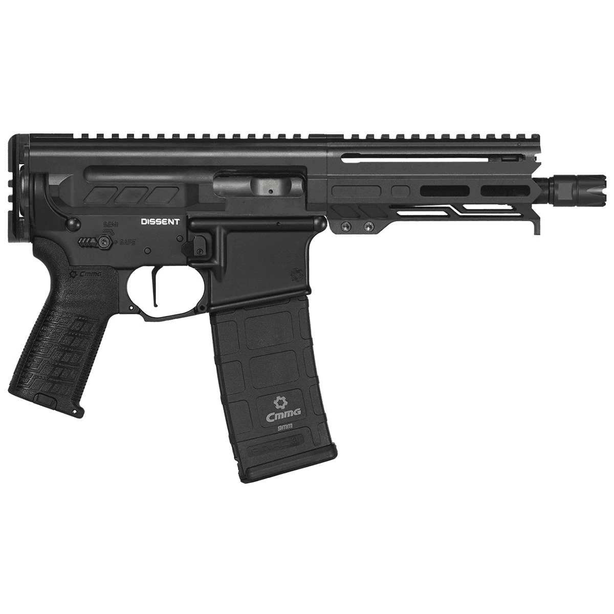 CMMG Dissent MK4 9mm AR-15 Semi Automatic Handgun CMMG Dissent MK4 9mm AR-15 Semi Automatic Handgun